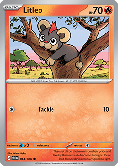 Carte Pokémon Communes Hélionceau 14/86 de la série Chaos Ascendant