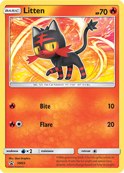 Litten SM23 Pokémon card from Sun and Moon Promos for sale at best price