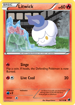 Litwick 14/116 Pokémon card from Plasma Freeze for sale at best price