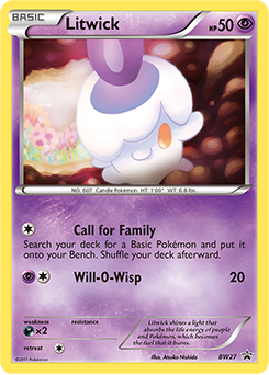 Litwick BW27 Pokémon card from Back & White Promos for sale at best price