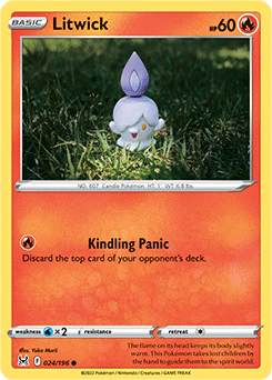 Litwick 024/196 Pokémon card from Lost Origin for sale at best price