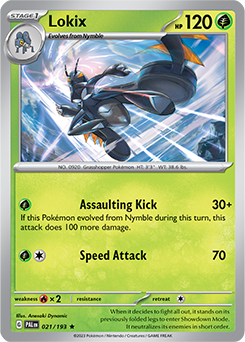 Lokix 021/193 Pokémon card from Paldea Evolved for sale at best price