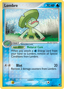 Lombre 34/107 Pokémon card from Ex Deoxys for sale at best price