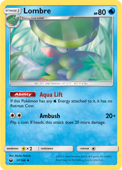 Lombre 37/168 Pokémon card from Celestial Storm for sale at best price