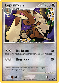 Lopunny 63/147 Pokémon card from Supreme Victors for sale at best price