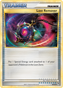 Uncommon Pokémon card Lost Remover 80/95 from Call of Legends expansion