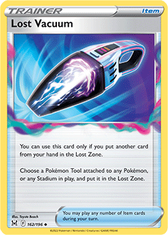 Uncommon Pokémon card Lost Vacuum 162/196 from Lost Origin expansion