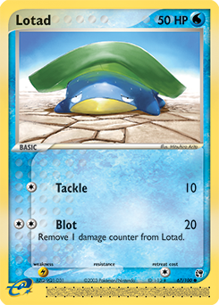 Lotad 67/100 Pokémon card from Ex Sandstorm for sale at best price