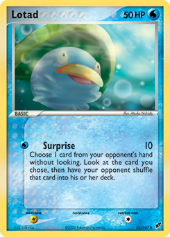 Lotad 35/107 Pokémon card from Ex Deoxys for sale at best price