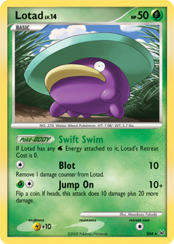 Lotad SH4 Pokémon card from Platinuim for sale at best price