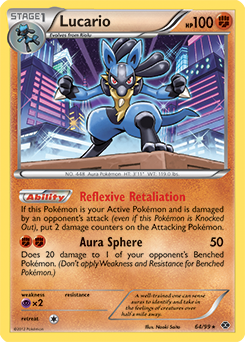 Lucario 64/99 Pokémon card from Next Destinies for sale at best price