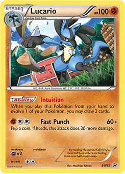 Lucario BW85 Pokémon card from Back & White Promos for sale at best price