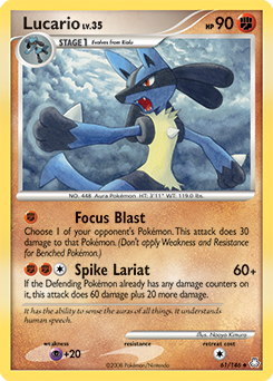 Lucario 61/146 Pokémon card from Legends Awakened for sale at best price