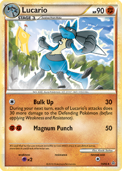 Lucario 19/95 Pokémon card from Unleashed for sale at best price