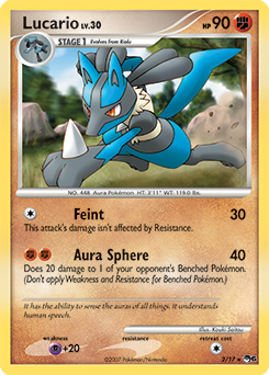 Carte Pokémon Lucario 2/17 de la série POP 6 en vente au meilleur prix