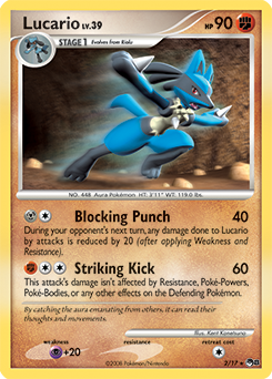 Carte Pokémon Lucario 2/17 de la série POP 8 en vente au meilleur prix