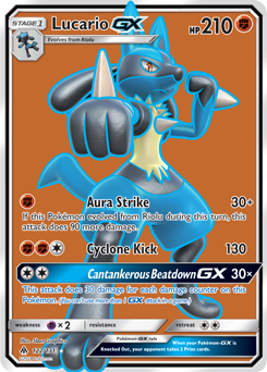 Lucario GX 122/131 Pokémon card from Forbidden Light for sale at best price