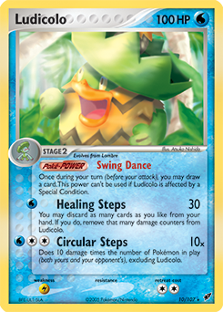 Ludicolo 10/107 Pokémon card from Ex Deoxys for sale at best price