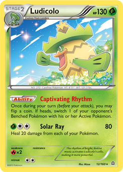 Ludicolo 12/160 Pokémon card from Primal Clash for sale at best price