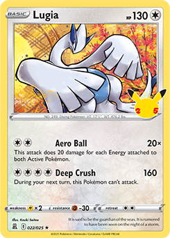 Lugia 22/25 Pokémon card from Celebrations for sale at best price