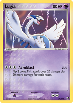 Lugia 29/115 Pokémon card from Ex Unseen Forces for sale at best price