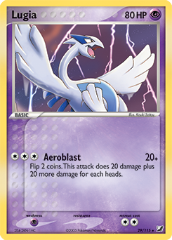 Carte Pokémon Lugia 29/115 de la série Ex Forces Cachées en vente au meilleur prix