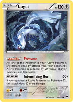 Lugia 78/124 Pokémon card from Fates Collide for sale at best price