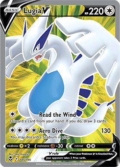 Lugia V 185/195 Pokémon card from Silver Tempest for sale at best price