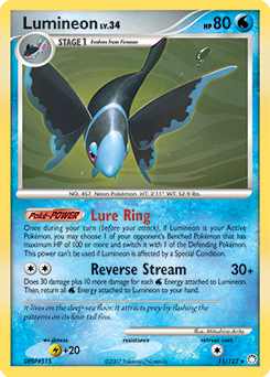 Lumineon 11/123 Pokémon card from Mysterious Treasures for sale at best price