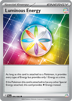 Uncommon Pokémon card Luminous Energy 191/193 from Paldea Evolved expansion