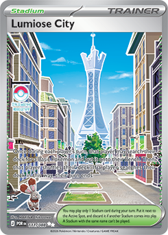 Lumiose City 111/88 Pokémon card from Perfect Order for sale at best price
