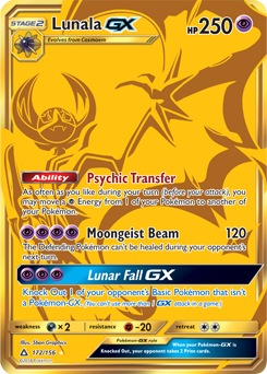 Lunala GX 172/156 Pokémon card from Untra Prism for sale at best price