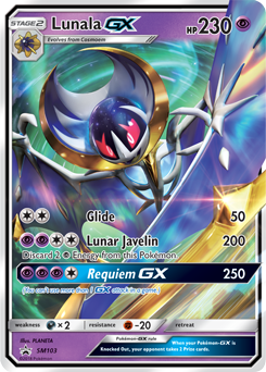 Lunala GX SM103 Pokémon card from Sun and Moon Promos for sale at best price
