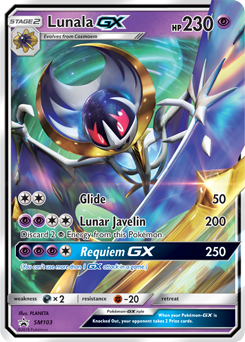 Pokemon - Lunala GX - 141/149 - Full Art Ultra Rare