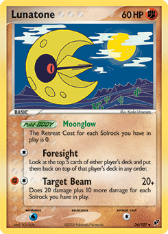 Carte Pokémon Seleroc 36/107 de la série Ex Deoxys en vente au meilleur prix