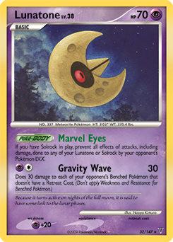 Lunatone 32/147 Pokémon card from Supreme Victors for sale at best price