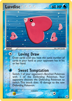 Luvdisc 40/101 Pokémon card from Ex Hidden Legends for sale at best price