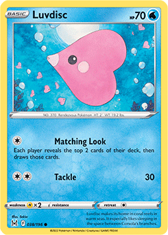 Luvdisc 038/196 Pokémon card from Lost Origin for sale at best price