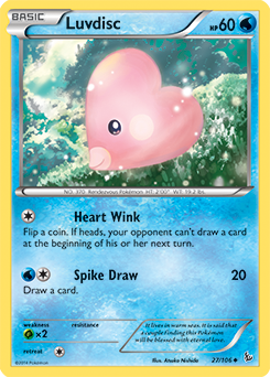 Luvdisc 27/106 Pokémon card from Flashfire for sale at best price