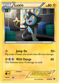 Luxio 44/99 Pokémon card from Next Destinies for sale at best price