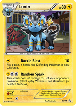 Luxio BW34 Pokémon card from Back & White Promos for sale at best price