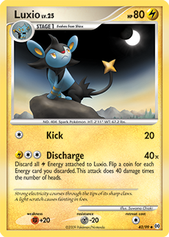 Luxio 43/99 Pokémon card from Arceus for sale at best price