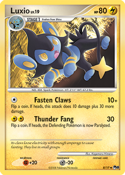 Luxio 8/17 Pokémon card from POP 8 for sale at best price