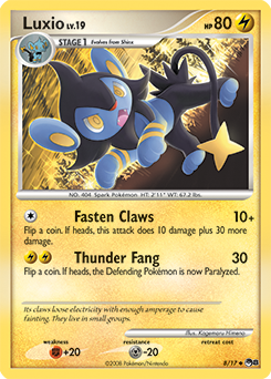 Carte Pokémon Luxio 8/17 de la série POP 8 en vente au meilleur prix