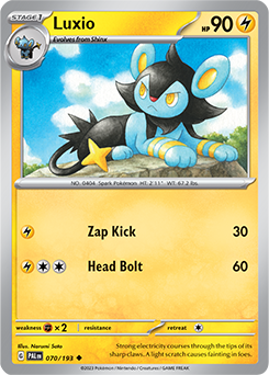 Luxio 070/193 Pokémon card from Paldea Evolved for sale at best price