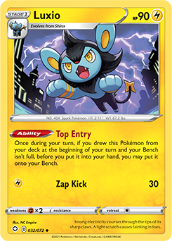 Luxio 032/072 Pokémon card from Shining Fates for sale at best price