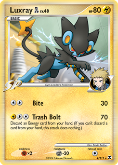 Luxray 9/111 Pokémon card from Rising Rivals for sale at best price