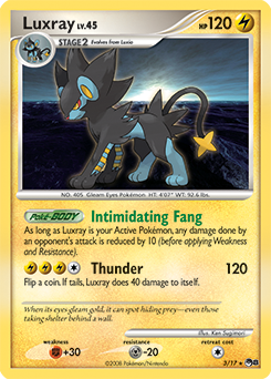 Luxray 3/17 Pokémon card from POP 8 for sale at best price