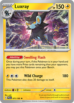 Luxray 071/193 Pokémon card from Paldea Evolved for sale at best price