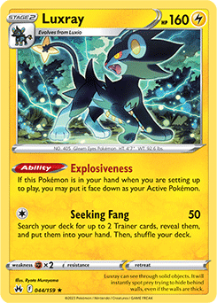 Luxray 044/159 Pokémon card from Crown Zenith for sale at best price